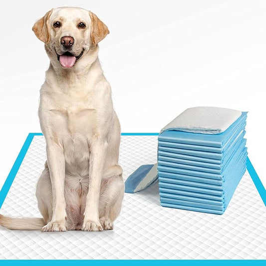 200 Pack of Disposable Pee Pads for Whelping Puppies and Training Dogs - Ultra Absorbent, Leak-Resistant, and Track-Free - Perfect for Indoor Pets