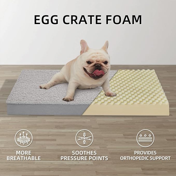 ABE Orthopedic Dog Bed,Washable Pet Bed Medium Size Dog with Removable Cover