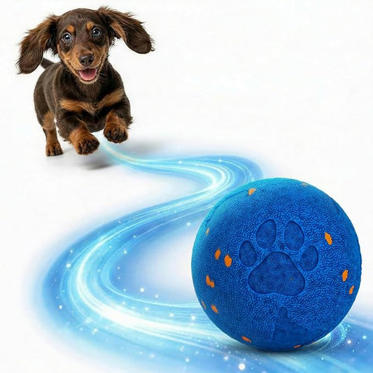 Interactive Dog Toys, Smart Dog Ball - 3.2 Inch, Automatic Moving Bouncing, E-TPU Material, Chew-Proof, Rechargeable, IPX7 Waterproof for Medium Large Dogs - Indoor & Outdoor
