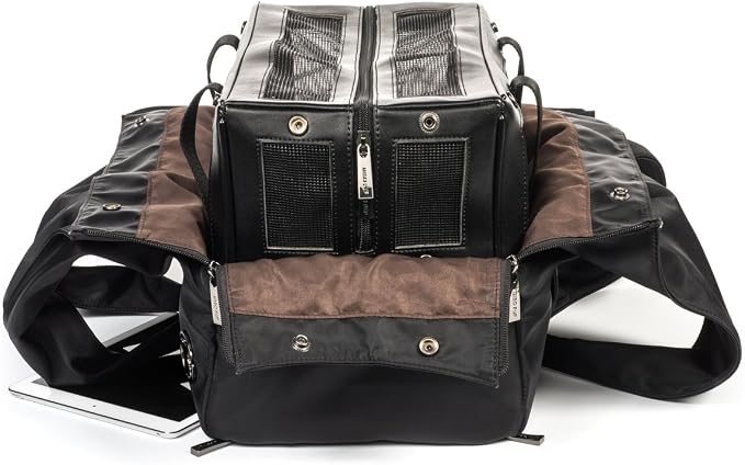 SHELL TOTE (ONLY for USE with Miso Pup BASE PET CARRIER, SPORTY BLACK)