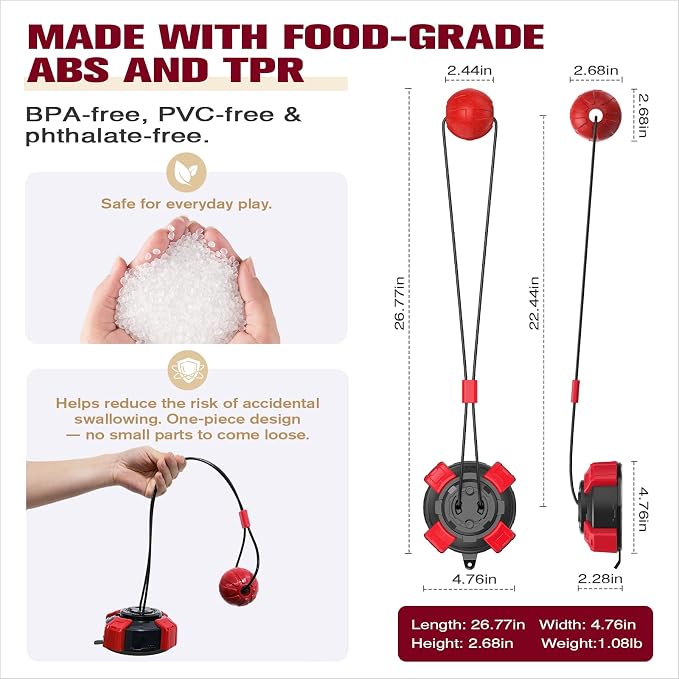 BSISUERM Dog Treat Dispenser Puzzle Toy Bundle with Upgraded Strong Suction Cup Tug of War Dog Rope Toy