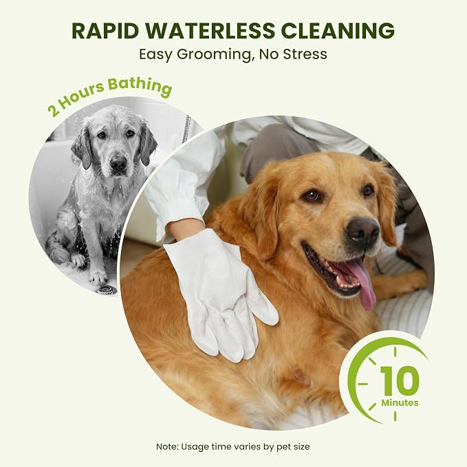 Hypoallergenic Pet Wipes for Dogs & Cats – Quick Clean & Deodorize Paws, Butt, Eyes, Ears, Face & Fur | Daily Grooming After Walks and Between Baths | Extra Large & Thick | Coconut Scented, 100 Count