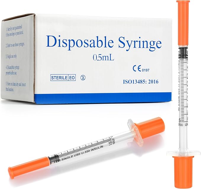 Pet Veterinary Tool – Sterile, Single Use (0.5cc 31G 1/4" 100Pack)
