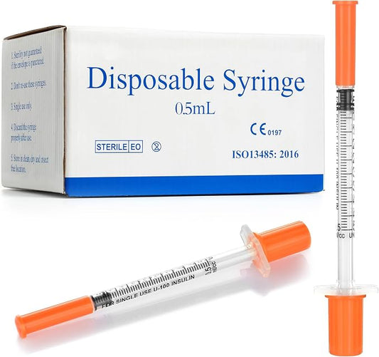 Pet Veterinary Tool – Sterile, Single Use (0.5cc 31G 1/4" 100Pack)