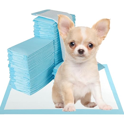 Giantex Puppy Pee Pads 300 Count, 18''x13'' Dog Potty Pads, Powerful Absorbency, 5-Layer Design, Leak-Proof Disposable Pet Piddle Training Pad for Small Dogs Doggie Cats Rabbits