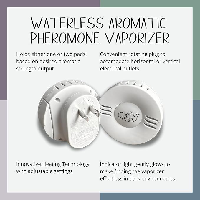 Calming Pheromone Dog Diffuser with 24 Refill Pads