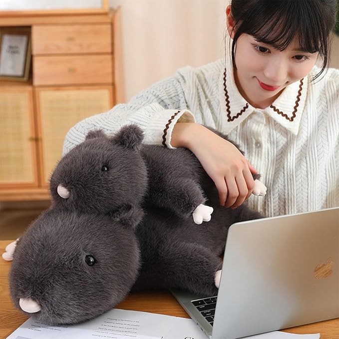 Mouse Stuffed Animal Plush Toy, Rat Plush Pillow, Soft Toy Figure Gift for Kids Adults (13 inch)