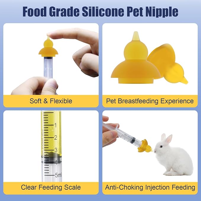 REDDOUDOU 65 Pcs Deluxe Whelping Kit, Delivery of Kitten and Puppy Whelping Kit with Feeding Nipple Stethoscope Aspirator Puppy ID Bands etc Complete Full Kit