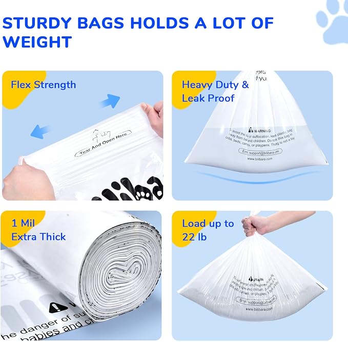 Litter Box Liner Bag Compatible with Cat litter Box Robots 3 and 4, 120 Pack - Extra Thick Waste Bags for Self-Cleaning Pet Kitty Litter Box Drawer Liners, 9-11 Gallons Kitchen Trash Bags