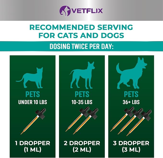 Premium Probiotics Liquid for Dogs, Cats, Puppies and Kittens, 2 Fl Oz | Digestive Enzymes, Prebiotics Supplement, Supports Digestive Health, Gut Balance