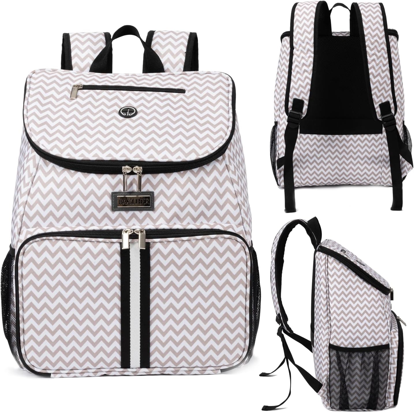 BAGLHER丨Dog Travel Bag, Airline Approved Pet Supplies Backpack, Dog Travel Backpack with 2 Silicone Collapsible Bowls and 2 Food Baskets