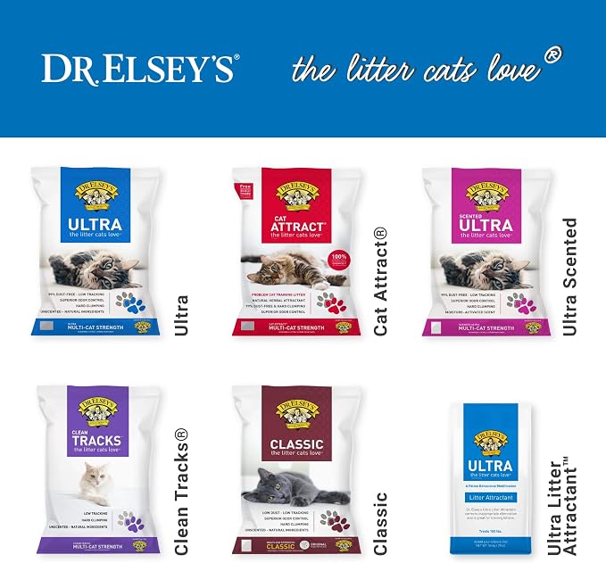 Dr. Elsey's Litter Box Attractant - Ultra Litter Attractant - 20 oz Pouch - Feline Behavior Modification & Training Tool