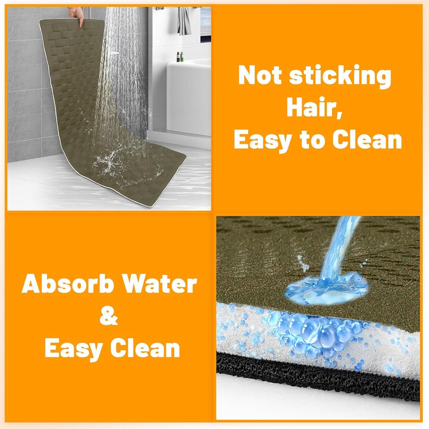 Non-Slip Pet Bed Mat for Back Seat Extender, Hair Resistant Dog Blanket for Hard Bottom Dog Car Seat Cover, Anti Slip Pet Linner Backseat Cover Graphite/M