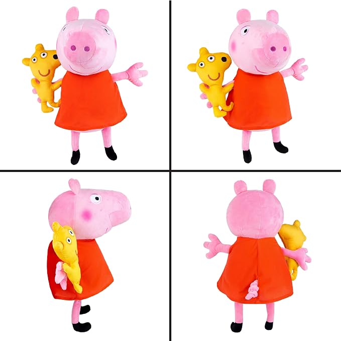 Peppa Pig Kids Bedding Super Soft Plush Cuddle Pillow Buddy, (Officially Licensed Product) By Franco