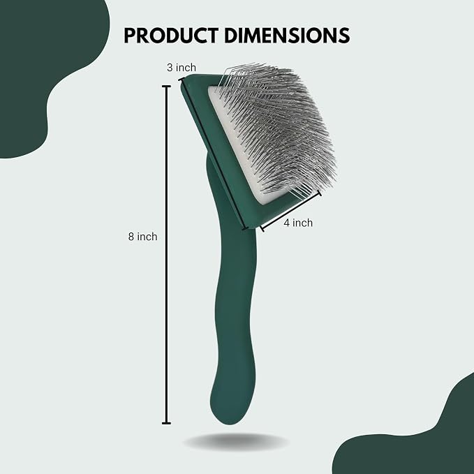 Premium Dog Slicker Brush – Doodle Grooming Brush for Long Haired Dogs - Goldendoodle, Labradoodle, Poodle & Golden Doodle – Ideal for Wavy & Curly Hair - Detangles & Fluffs Curly, Double Coats