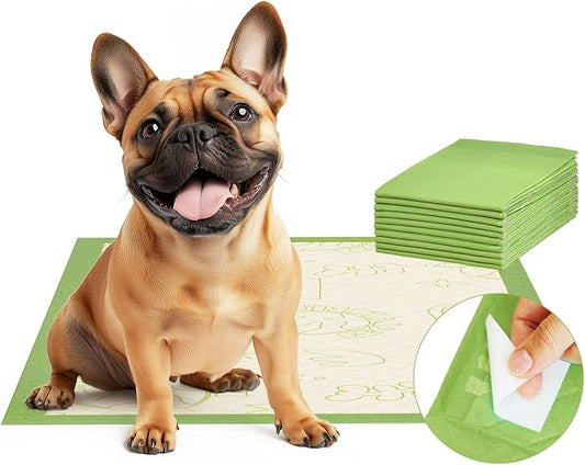 Gardner Pet Pee Pads for Dogs 19"X30" with Adhesive 10 Count, Large Disposable Dog Pee Pads, Non-Slip Puppy Training Pads for Crate/Cage/Carrier