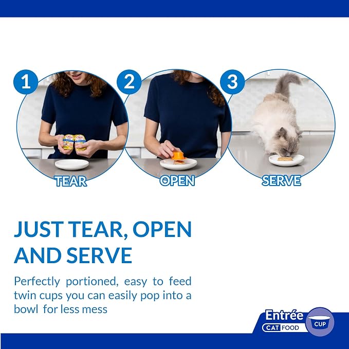 INABA Churu Entrée Pate for Cats, High Protein & Moisture, Prebiotic Wet Cat Food, 1.23oz. per Serving, 24 Servings, Chicken Variety