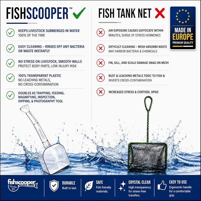 Fish Scooper, Acclimation Container, Fish Trap, Floating Fish Net, Axolotl Tank Accessories, Aquarium Cleaning Tools, Photography, Tool, Aquarium Accessories, Breeder Box