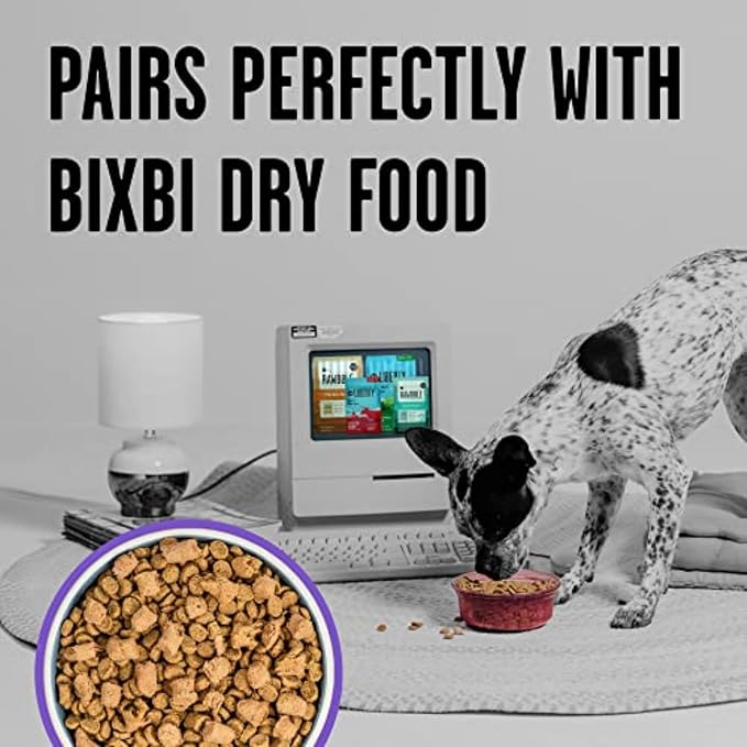 BIXBI Liberty Freeze-Dried Dog Food Topper & Treats, Lamb – 97% Meat & Organs, No Refrigeration – USA Made, 26 oz