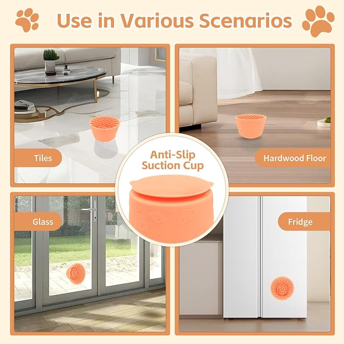 Dog Lick Bowl,Anxiety Relief Non-Slip Silicone Treat Bowl,Durable Anti-Choking Long-Lasting Enrichment Slow Feeder Licking Mat for Small Medium Large Breed,Freezable BPA Free Silicone Dishwasher Safe