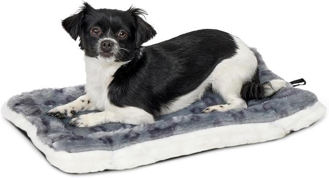 MidWest Homes for Pets Reversible Pet Bed; Machine Washable; Great for Small Dog Breeds; Spotted Gray; 22"; 40222-FVGYS