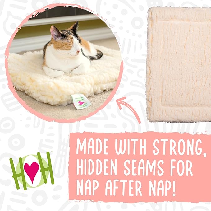 HuggleHounds Mat Cat & Dog Bed - Crate Pads for Dog Cages, Machine Washable Kennel Bed for Sleeping, Small & Medium Size Breeds - Medium, 23" x 36"
