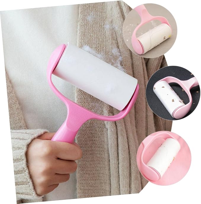GALPADA 5sets Lint Roller for Pet Hair Removal Compact Handheld Tool for Clothes Couch Carpets and Travel Use Fuzz Cleaner