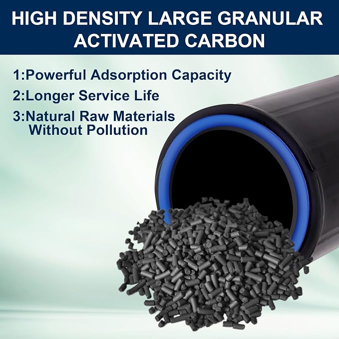FC-50 Replacement Filters Compatible with Vitamix Foodcycler FC-50, FC-30 Models, Activated Carbon Odor Absorbing Filter, Compost Bin Odor Eliminator for Kitchen (6 Packs)