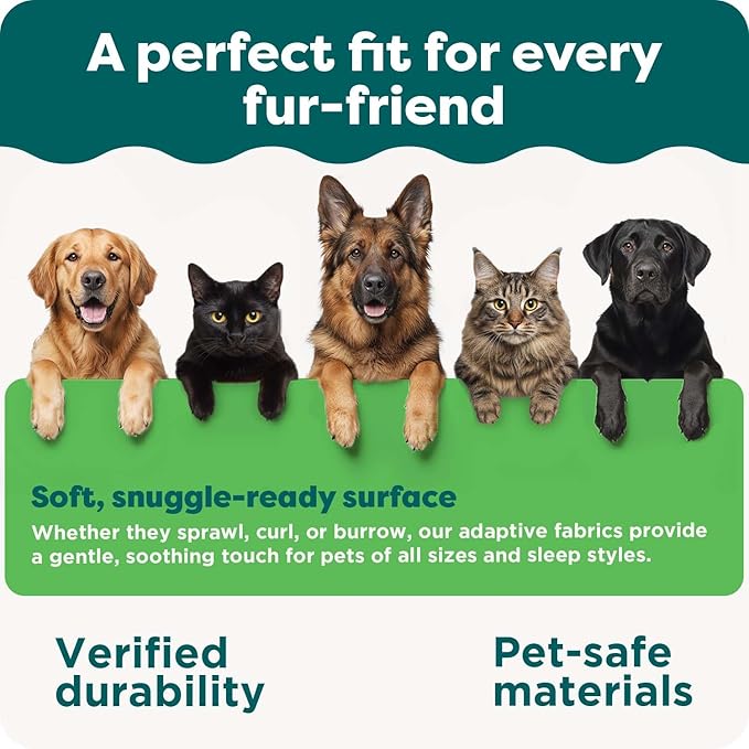 FurHaven Water-Resistant Orthopedic Dog Bed for Large Dogs, Oxford Polycanvas Mattress with Egg Crate and a Solid Orthopedic Foam Base for Joint Support, Washable Cover, Large, Stone Gray