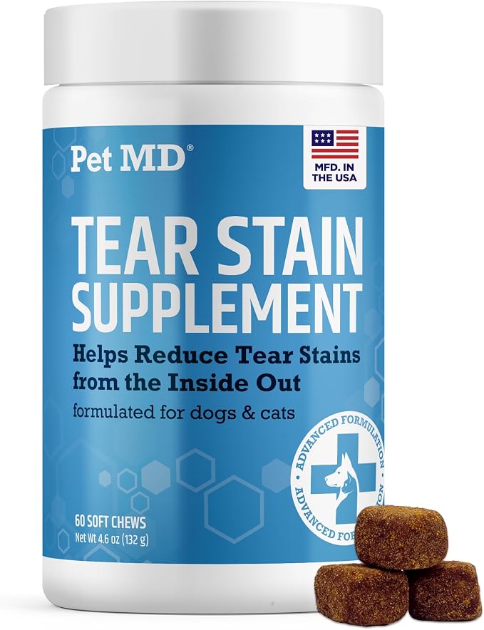 Pet MD Bright Whitening Shampoo & Tear Stain Supplement Chews