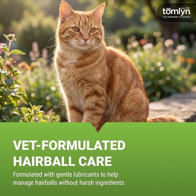 TOMLYN Laxatone Tuna-Flavored Hairball Remedy Gel for Cats and Kittens, 4.25oz - Pack of 2