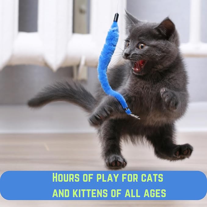 Smokey's Stash Cat Catnip Spray, Dried Organic Catnip, 2pc Fishing Poles and Funny Toy Refills