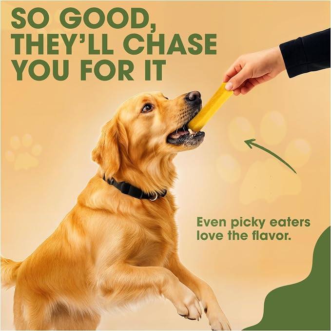 peaksNpaws Yak Cheese Himalayan Dog Chews, High Protein, Natural Dog Treats Small Dogs, Lactose Free Chew Sticks for Aggressive Chewers, Long Lasting Pet Treat for Dogs Under 15 lbs, 9 Small Chews