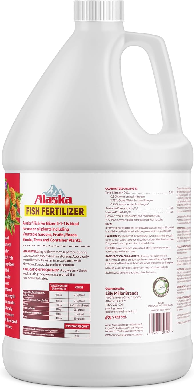 Alaska Fish Fertilizer OMRI Listed 5-1-1