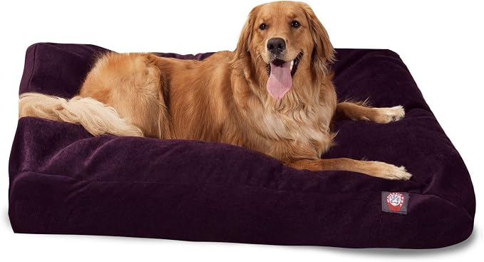 Majestic Pet Villa Rectangle Dog Bed Washable – Non Slip Comfy Pet Bed – Crate Bed with Removable Washable Cover – Kennel Bed for Sleeping, Polyester Fiber, Medium, Marine
