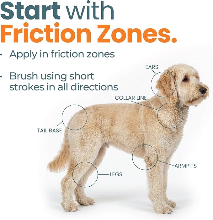 Save THE Shave Bundle: Emergency Dematter Cream + Rake Brush – The Complete At-Home Mat Relief System for Goldendoodles, Poodles & Doodles. Fast-Acting Mat Remover & Dematting Tool