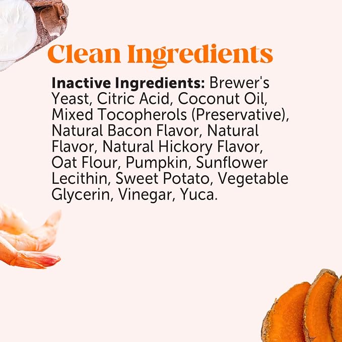 Hip + Joint Supplement for Dogs with Glucosamine Chondroitin - MSM, Turmeric & Collagen Soft Chews - Joint Function, Stiffness, and Mobility Support, May Reduce Occasional Discomfort (Bacon, 90 Ct)