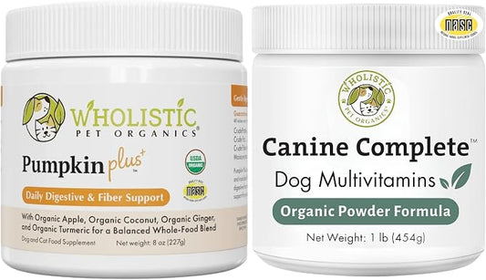 Wholistic Pet Organics Canine Complete & Pumpkin Powder Plus