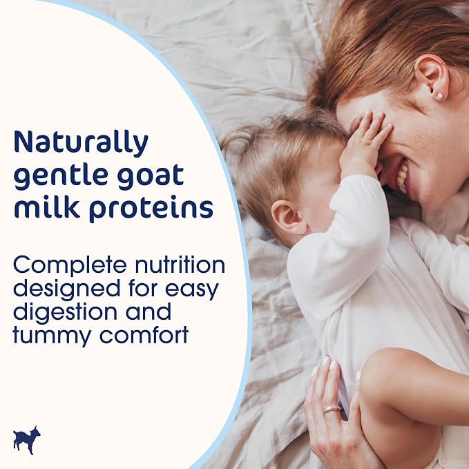 Kabrita Goat Milk-Based Infant Formula Powder, Designed for Gentle Digestion, Gentle Alternative to Cow’s Milk, with Iron, DHA, ARA & Prebiotics, for Infants 0–12 Months, Non-GMO, 28 oz (Pack of 6)
