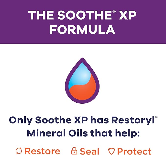 Soothe XP Eye-Drops for DryEye Symptoms, Xtra Protection Lubricating Eye-Drops, Restores Moisture, Relieves Irritation and Protects Against Tear Loss, Advanced DryEye Therapy, 0.5 Fl Oz,(Pack of 4)