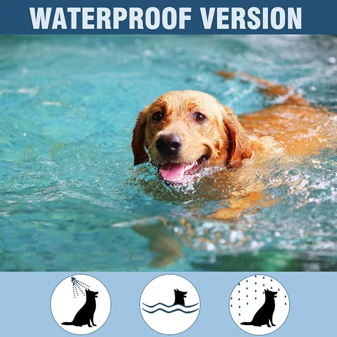 Flea and Tick Collar for Large Dog, Prevention and Control of Pests on Dogs, Safe Natural Ingredients Protection, Waterproof, Free Flea Drop and Comb, 27.5 inch, 2-Pack