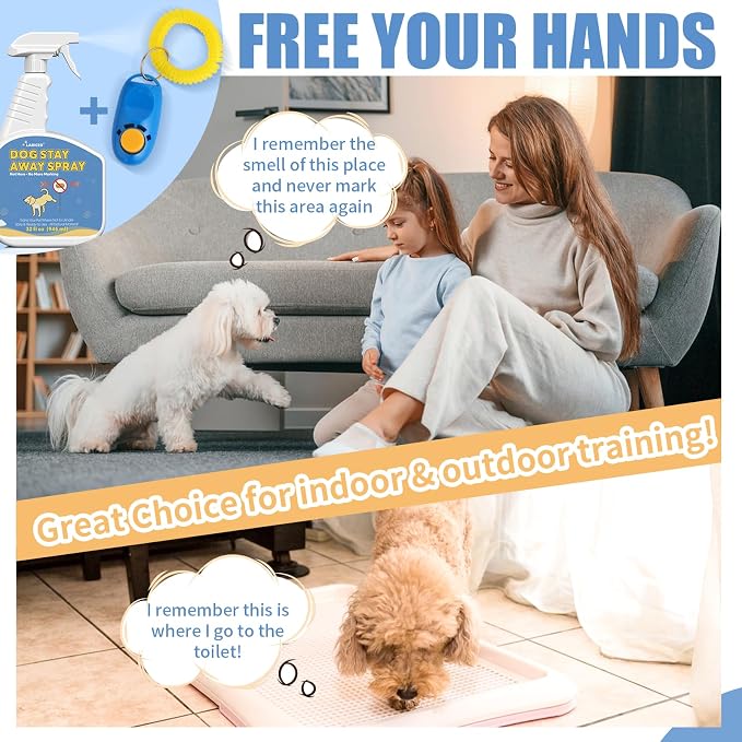 32 Oz Gentle and Effective Pet Behavior Aid, Help Dogs Stop Marking in Your Home, Effective Training Spray for Dogs to Stop Unwanted Marking and Messy Urination