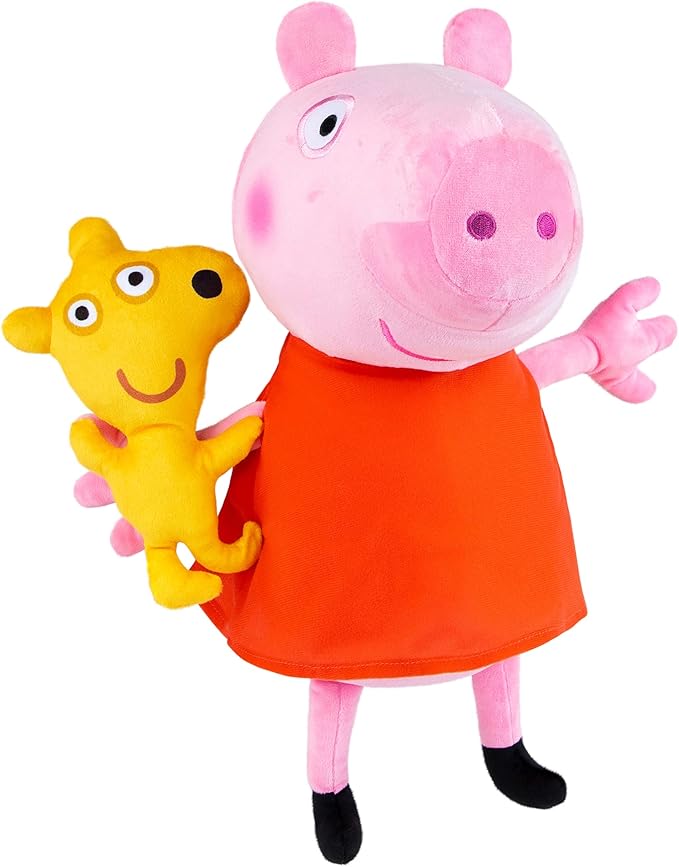 Peppa Pig Kids Bedding Super Soft Plush Cuddle Pillow Buddy, (Officially Licensed Product) By Franco