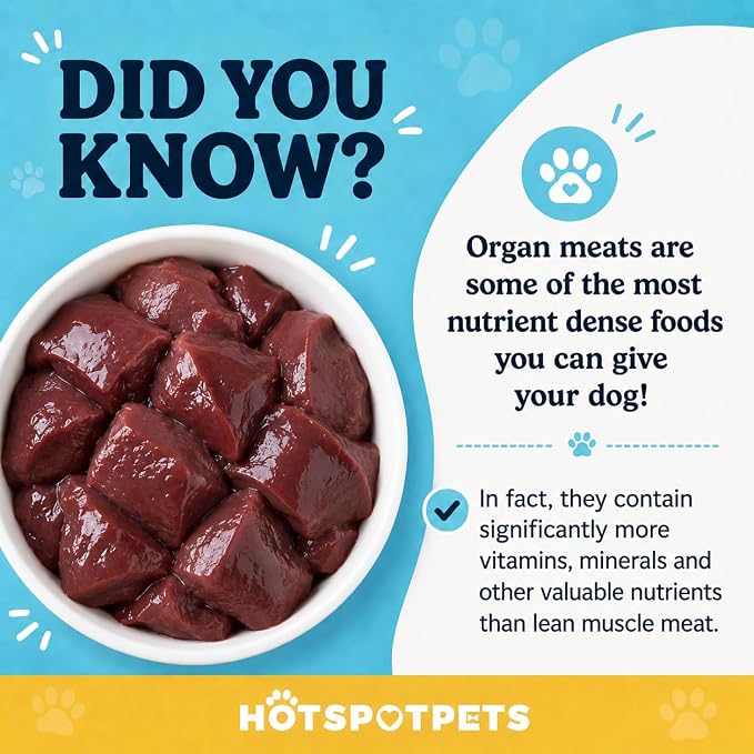 hotspot pets Freeze Dried Beef Liver Treats for Cats & Dogs - 1LB Big Bag 300+ Pcs - Made in USA, Single Ingredient, All Natural Grain-Free Beef Liver - Perfect for Training, Topper or Reward Snack