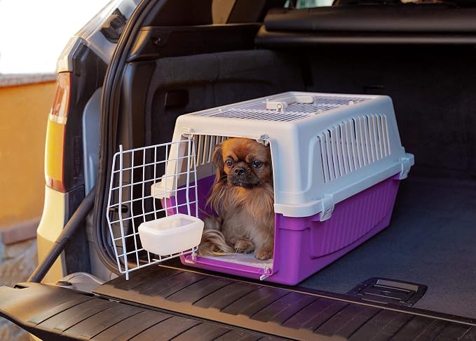 ファープラスト Ferplast – Carrier for Dogs and Cats + Accessories Atlas 20 Open, Black
