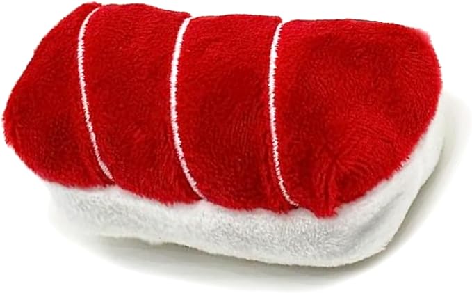 munchiecat Premium Organic Catnip Sushi Toy (1-pc) for Cats, Kittens - USA Made Durable Design for Pouncing, Batting and Play