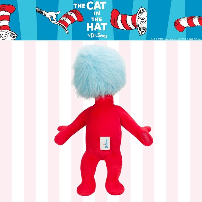 Dr. Seuss Cat in The Hat Thing 1 and Thing 2 Cuddle Pillow Buddy, Two Pack, Kids Bedding Super Soft Plush, 21" Tall, (Officially Licensed Product) by Franco