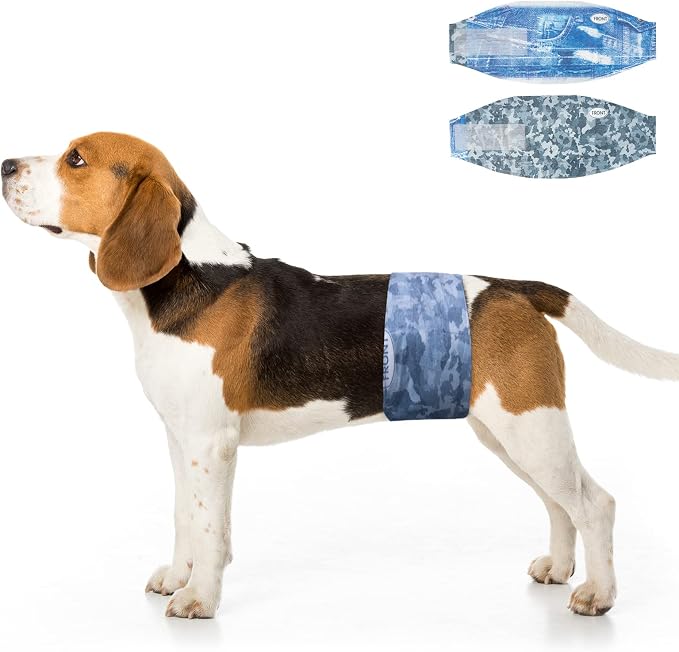 Dono Dog Diapers Male Disposable Male Dog Wraps, Wider Doggie Puppy Diapers, Male Belly Bands, Super Absorbent, Leak-Proof Fit, Excitable Urination, Incontinence, Medium 24ct