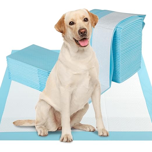 Giantex Dog Pee Pads 100 Count, 36''x36'' Extra Large Dog Potty Pads, Powerful Absorbency, 5-Layer Design, Leak-Proof Disposable Pet Piddle Training Pad for Dogs Doggie Cats Rabbits