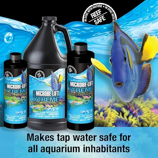 MICROBE-LIFT Xtreme Water Conditioner Treatment for Aquariums and Fish Tanks, All-in-One Treatment for Freshwater and Saltwater Fish Aquarium, 64 Ounces